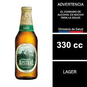 Cerveza Austral Lager 330 cc