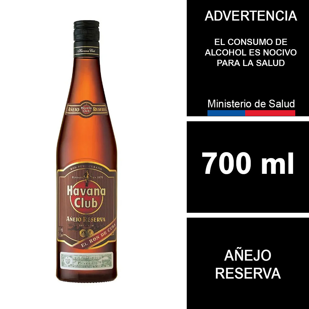 Ron Havana Club Añejo Reserva 700 cc 1