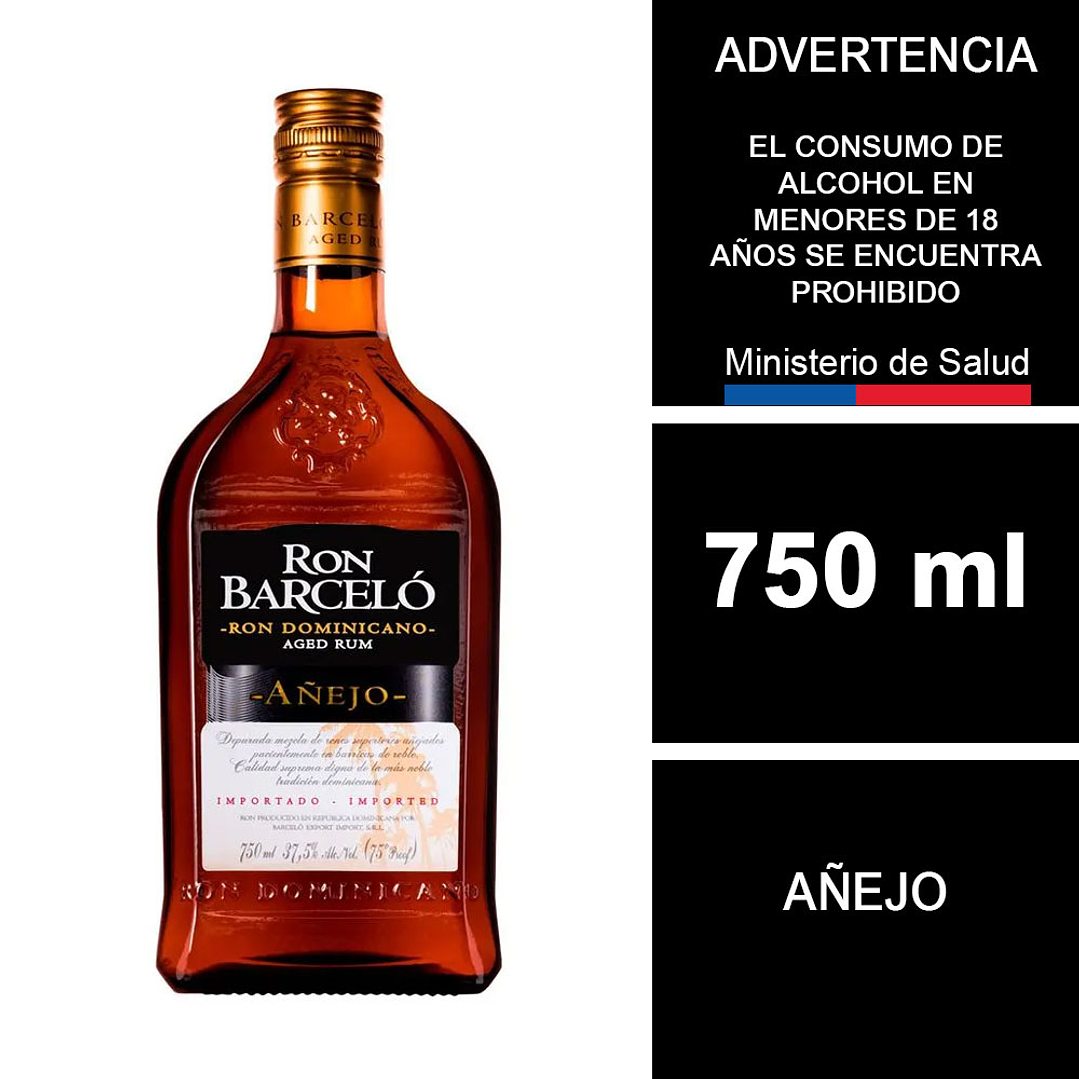 Ron Barceló Añejo 750 cc 1