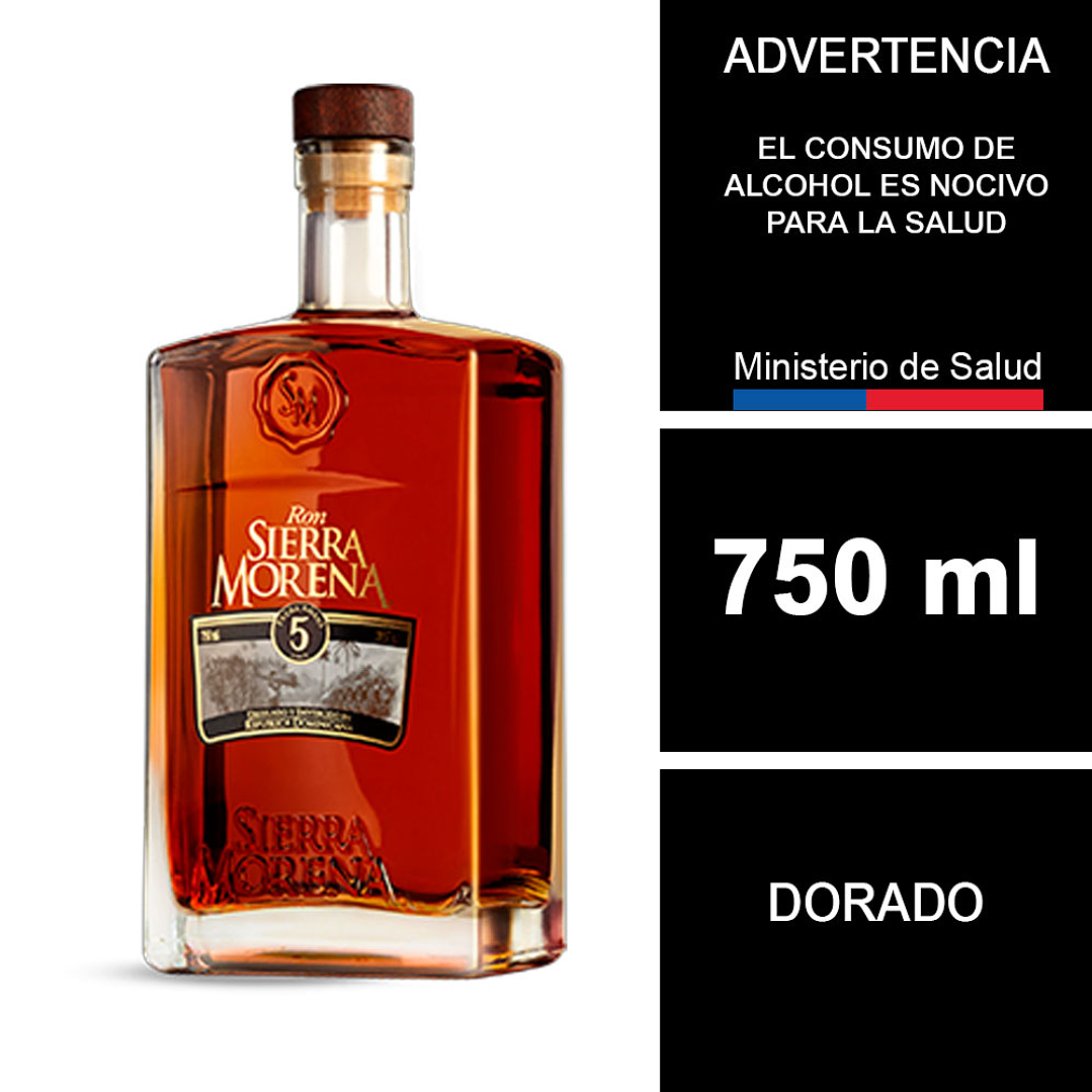 Ron Sierra Morena 5 Anos Extra Anejo 750 cc 1