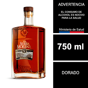 Ron Sierra Morena 5 Anos Extra Anejo 750 cc
