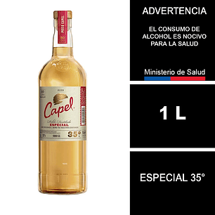 Pisco Capel Doble Destilado Especial 35° 1000 cc