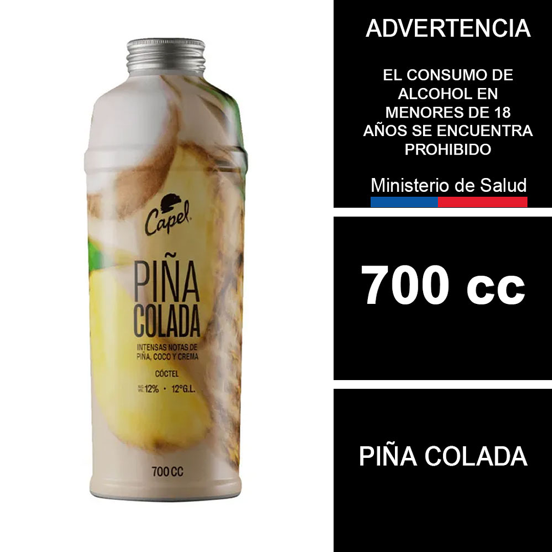 Cóctel Capel Piña Colada 700 cc 1