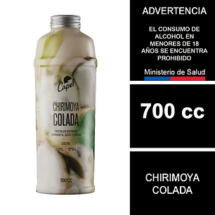 Cóctel Capel Chirimoya Colada 700 Cc