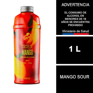 Cóctel Pisco Sour Mango Capel 1000 cc