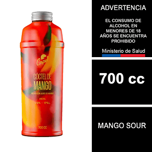 Cóctel Pisco Sour Mango Capel 700 cc
