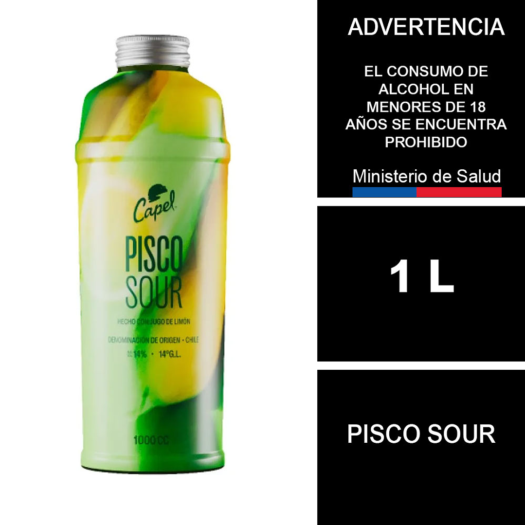 Cóctel Capel Pisco Sour 1 L 1