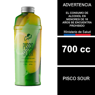 Cóctel Capel Pisco Sour 700 cc