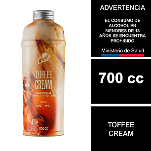 Cóctel Capel Toffe Cream 700 cc