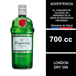 Gin Tanqueray London 700 cc