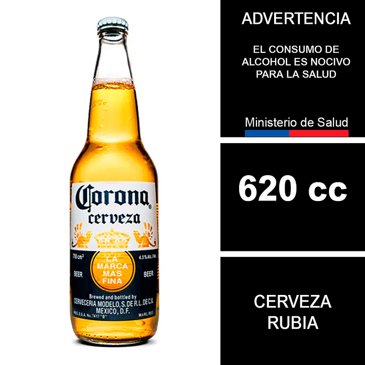Corona Extra Botella 620 cc 1