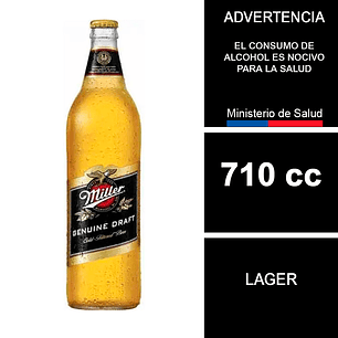 Cerveza Miller 710 cc