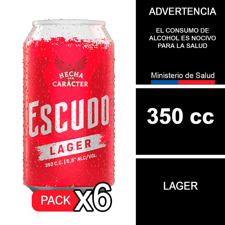 X6 Escudo Lata 350 cc 1