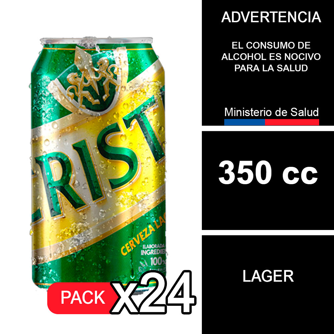 x24 Cristal Lata 350 cc 1