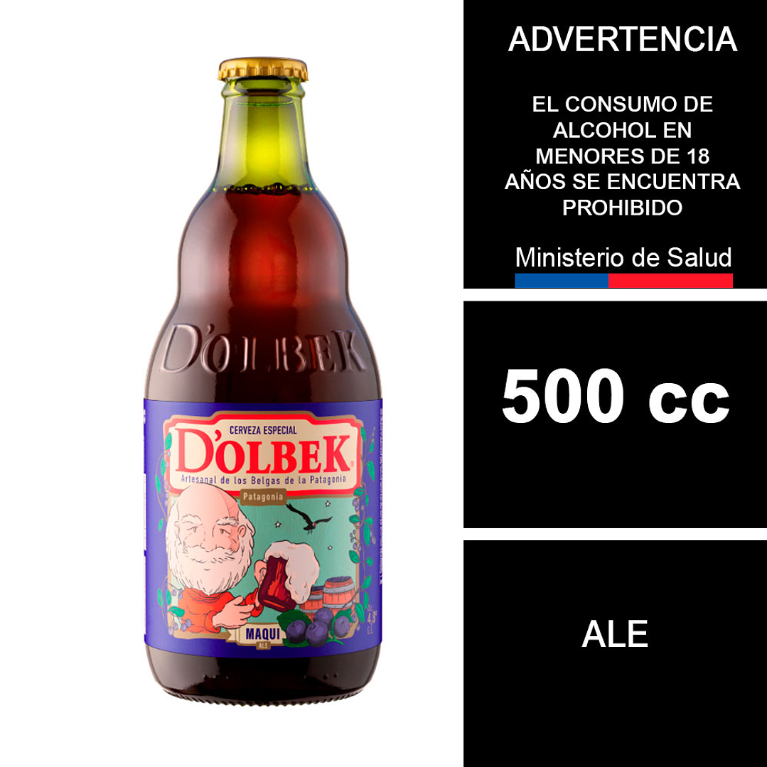 Cerveza D'Olbek Maqui 500 cc 1