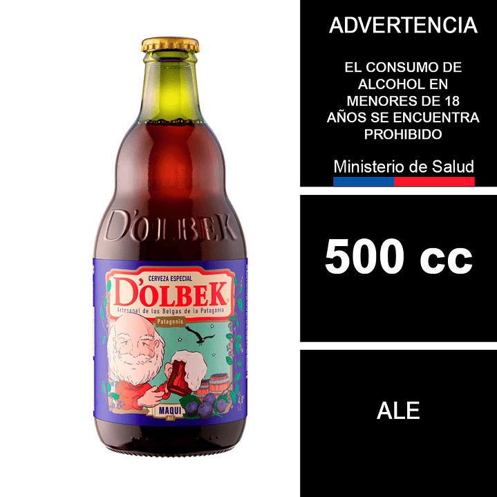 Cerveza D'Olbek Maqui 500 cc 1