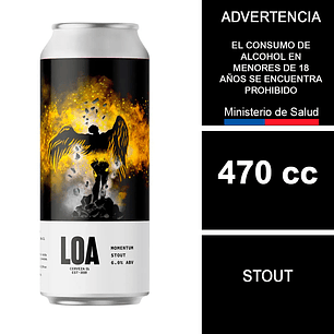 Cerveza Loa Momentum Stout 470cc
