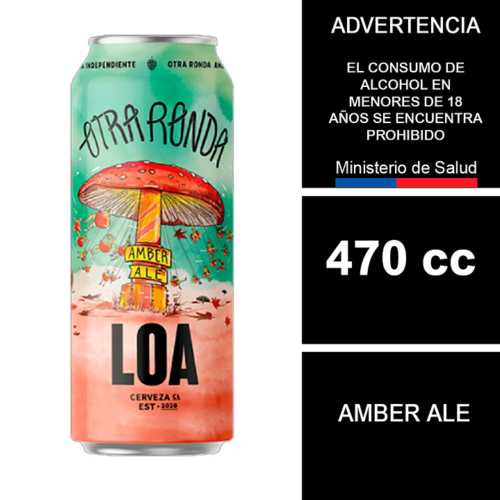  Cerveza Loa Otra Ronda Amber Ale 470cc 1