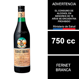 Fernet Branca 750 Cc