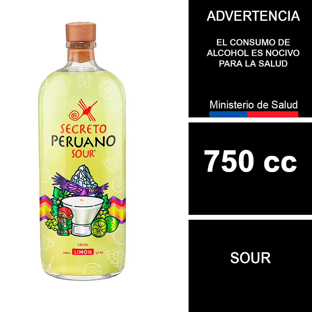 Secreto Peruano Sour Limón 700 Cc 1