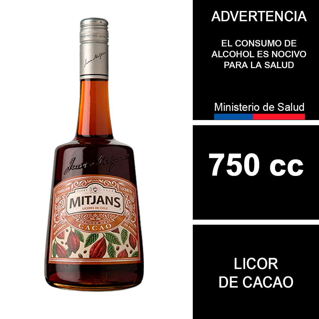 Licor de Cacao Mitjans 750cc 1