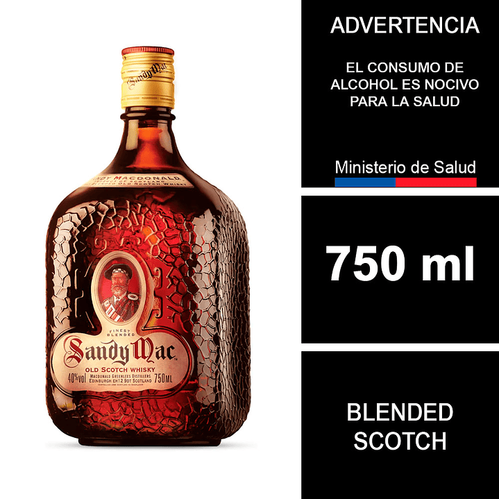 Whisky Sandy Mac 750 ml 1