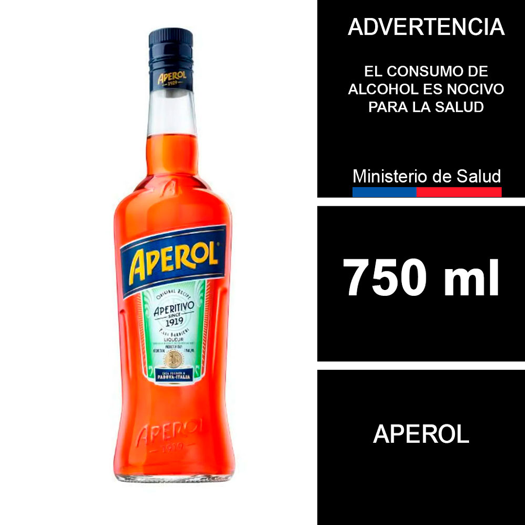 Licor Aperitivo Aperol 750cc 1