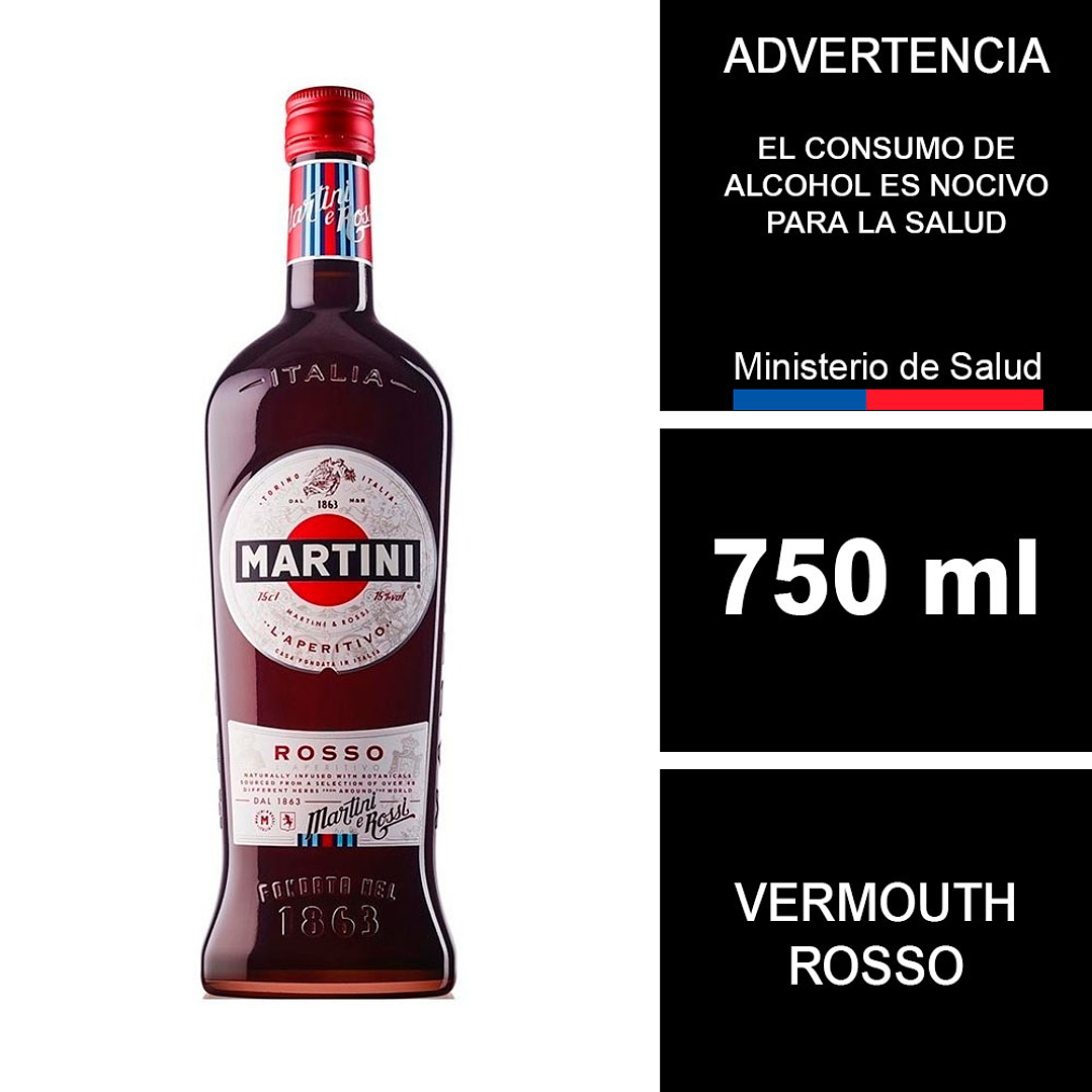 Vermouth Martini Rosso 750 cc 1