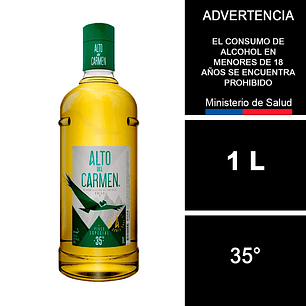 Pisco Alto Del Carmen Especial 35° 1000 Cc