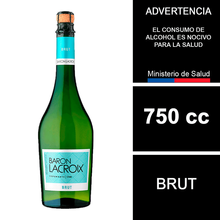 Espumante Undurraga Baron Lacroix Brut 750cc 1