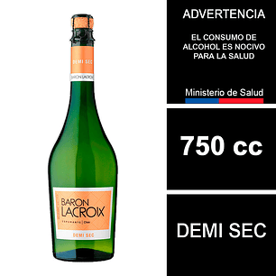 Espumante Undurraga Baron Lacroix Demisec 750 cc