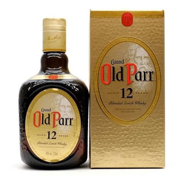WHISKY GRAND OLD PARR BLENDED SCOTCH 12 AÑOS 750 ML.