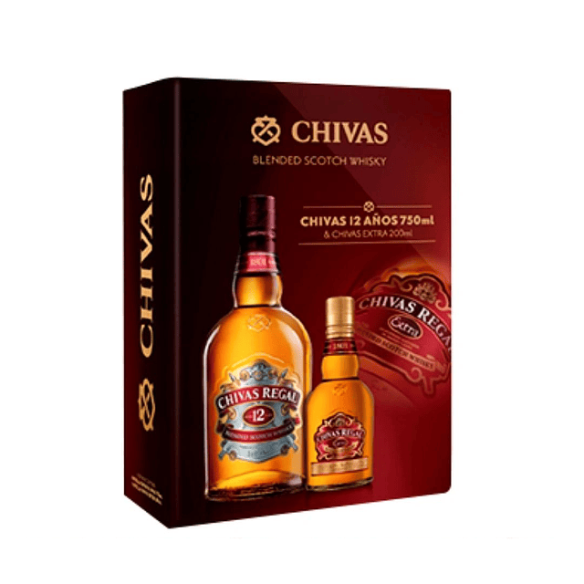 CHIVAS REGAL 12 AÑOS + CHIVAS EXTRA