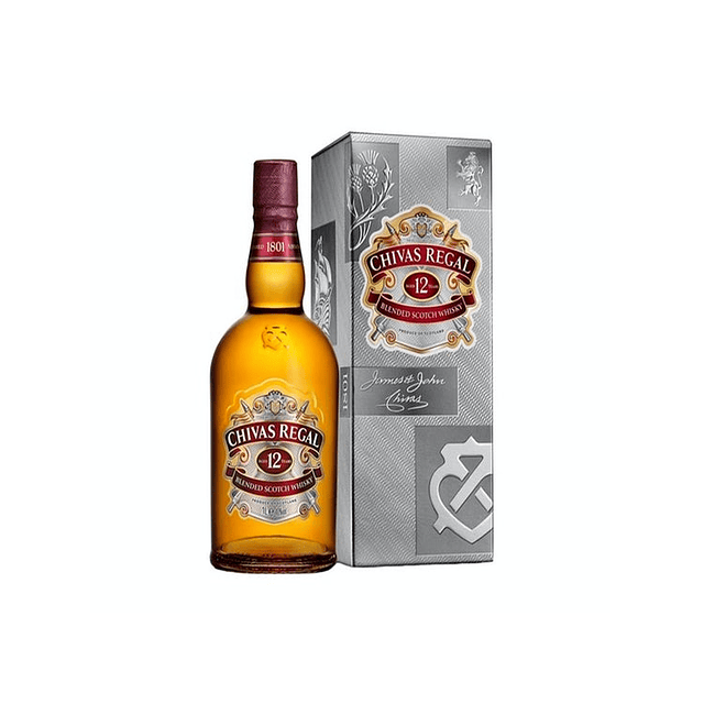 Whisky Chivas Regal 12 Años 1 Litro 40º alc.
