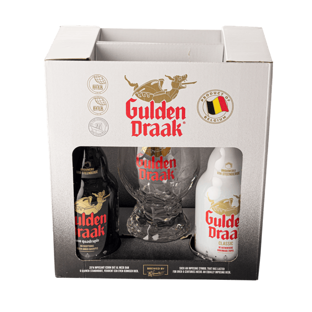Pack Regalo Gulden Draak 2 botellas 330cc + Copón
