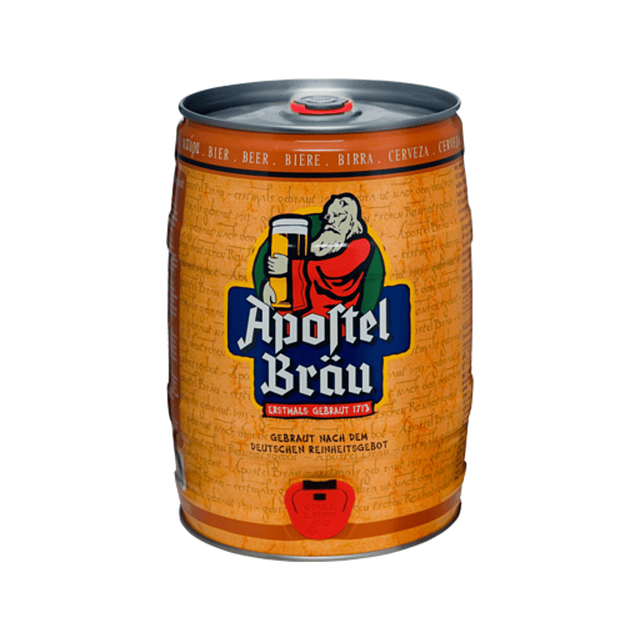 Barril de Cerveza Apostel Brau 5 Litros