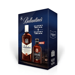 Pack Ballantines Finest 750 cc + Ballantines 7 years 200 cc