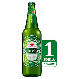 Heineken botella no retornable 650cc 