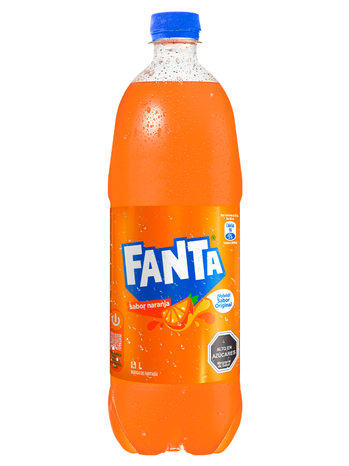 Fanta Naranja Full Sugar 1.1 Lt 2