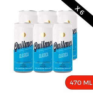 Cerveza Quilmes Lager 470 cc (6 Unidades)
