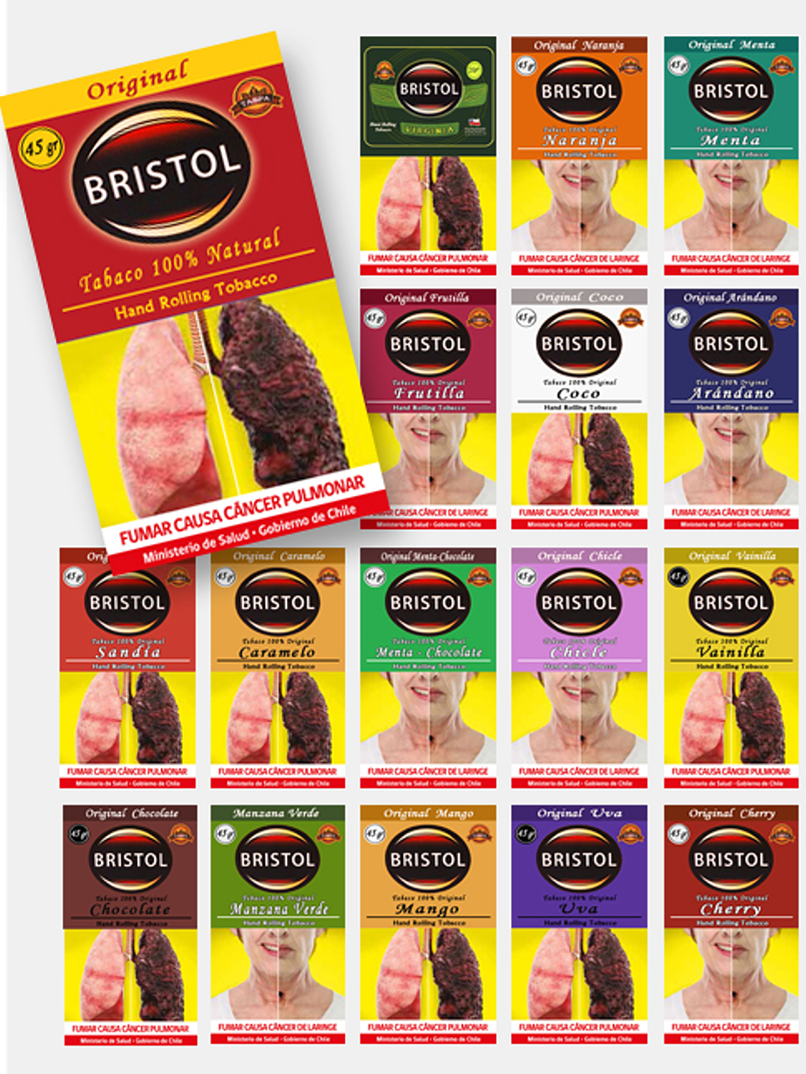Tabaco Bristol Sabores 1