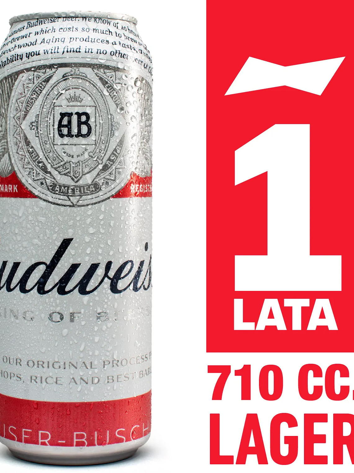 Budweiser 710ml Latón 1
