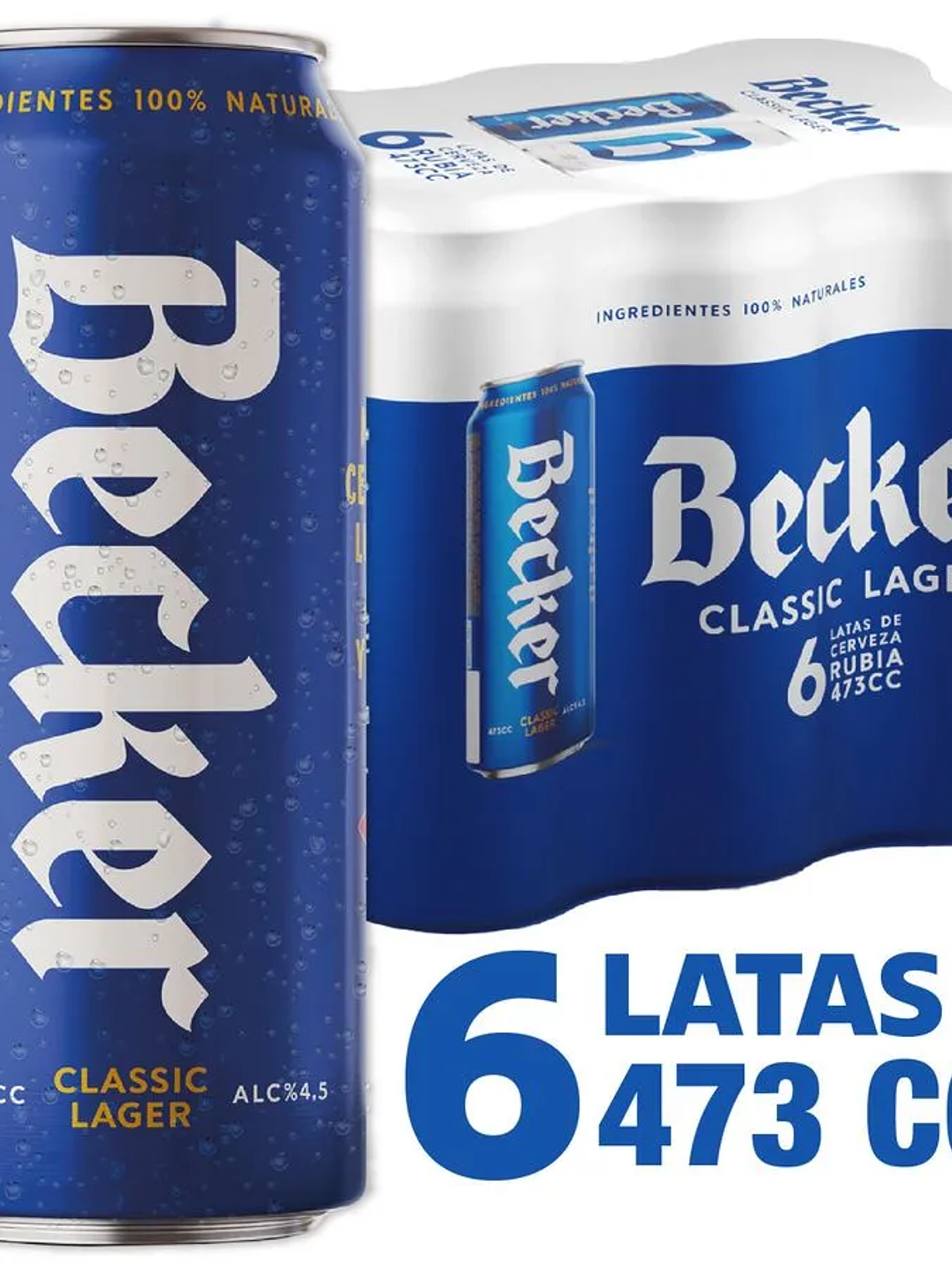 Pack Becker 473ml Lata x6 1