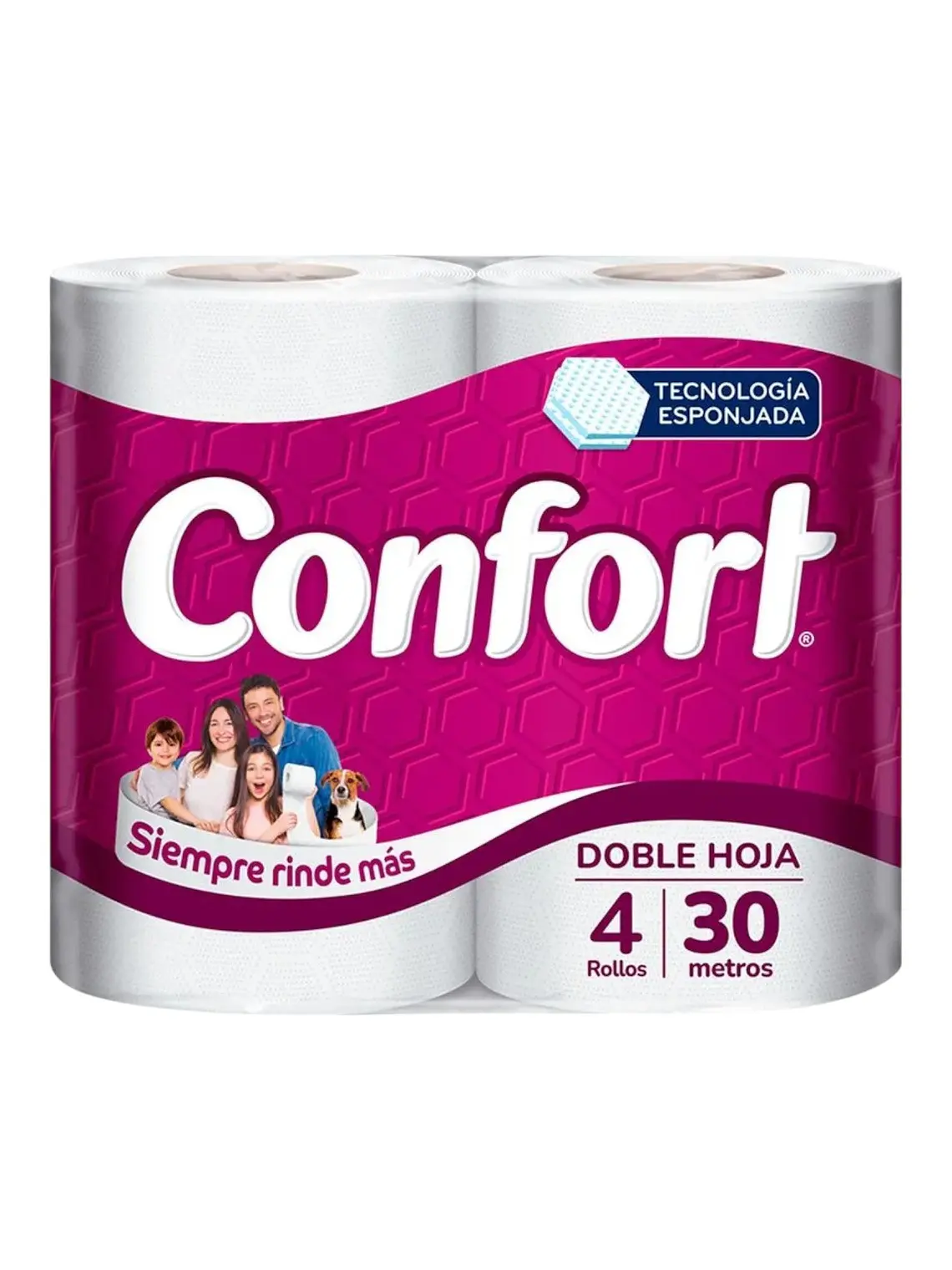 Confort Doble Hoja Paquete X4 1
