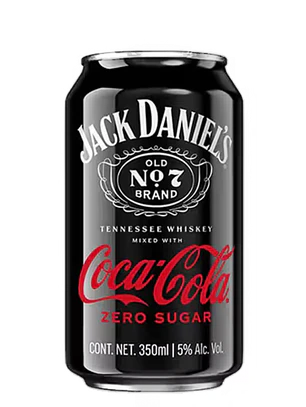 Jack Daniels Cocacola Zero 350Ml Lata
