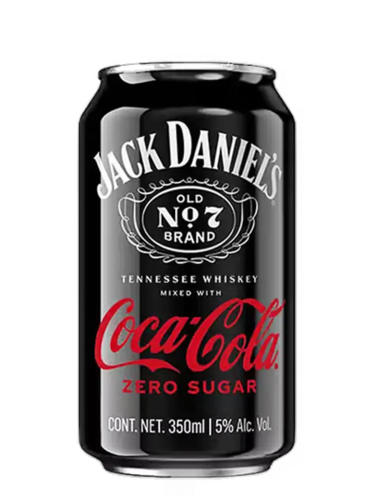 Jack Daniels Cocacola Zero 350Ml Lata 1