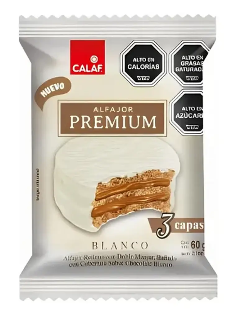Alfajor Premium Chocolate Blanco 60Gr Costa 1