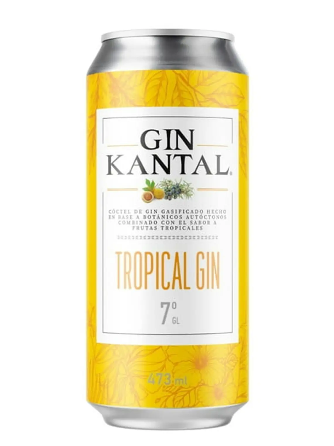 Kantal Tropical Gin 473Ml Lata 1