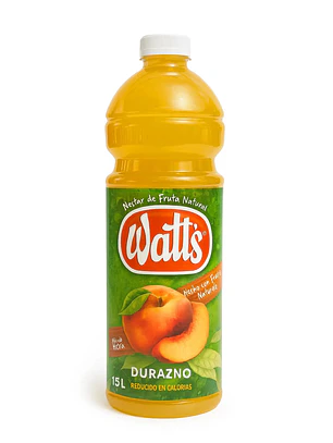 Durazno Watts 1.5Lt Desechable