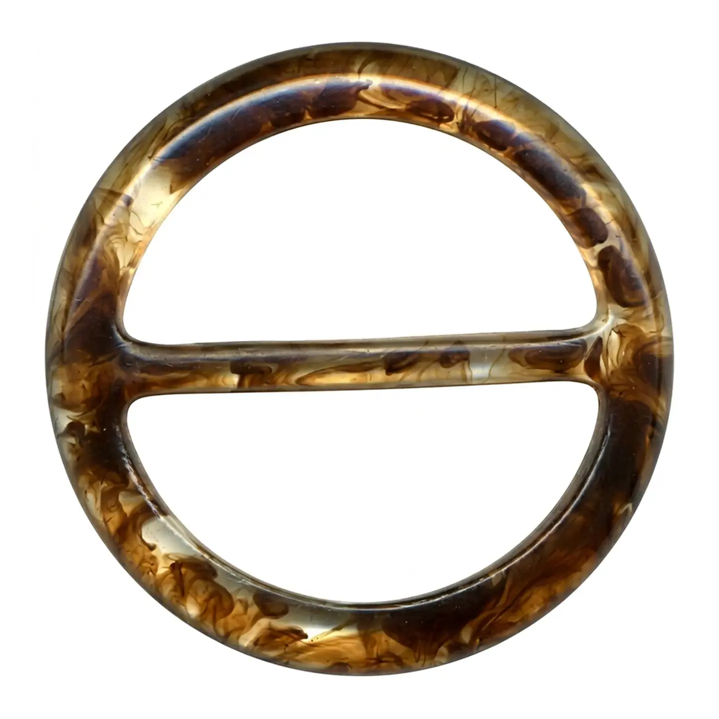 Hebilla de Poliéster Moldeado #05 Paso Interior 4cm Exterior 5,8cm 1